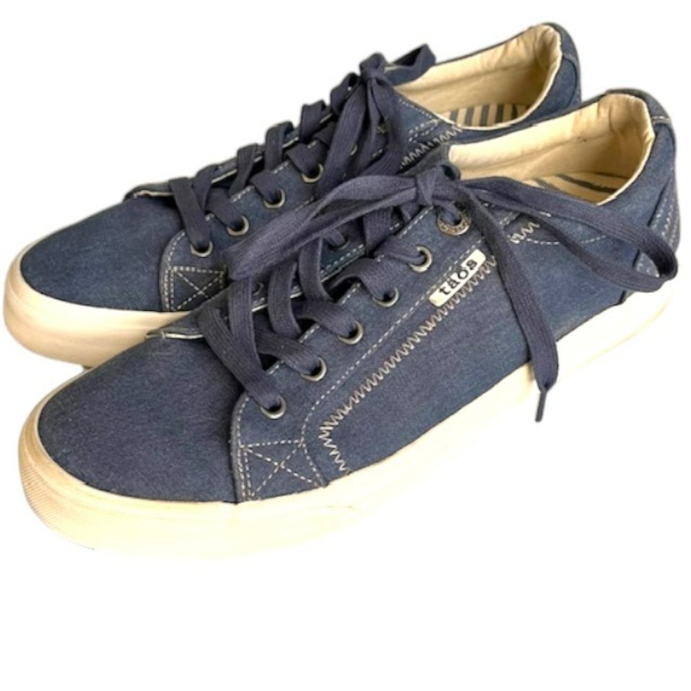 Taos Plim Soul Canvas Sneakers - Blue wash - 11